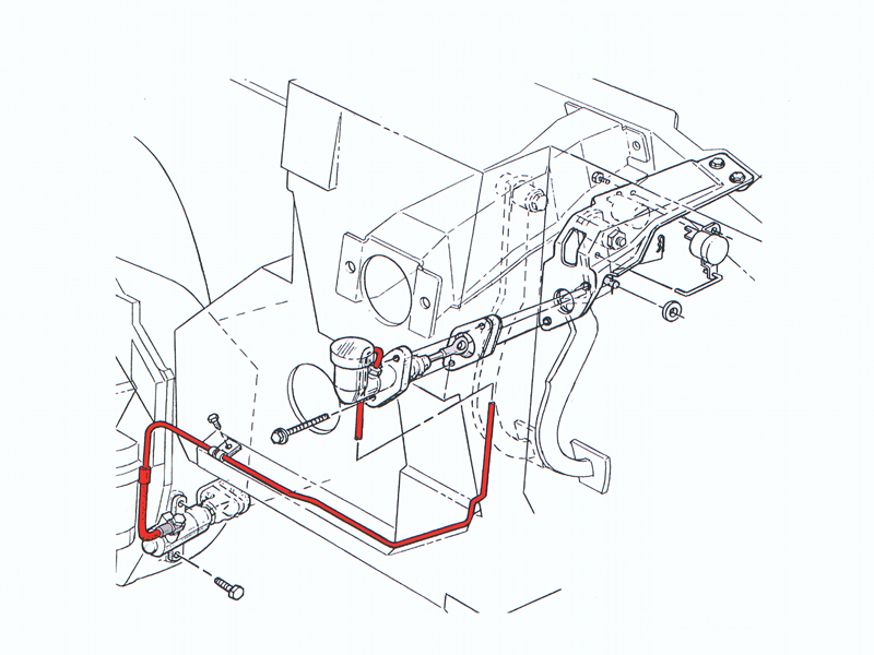 Clutch Hydraulics on the 1984 to 1996 Corvette | CC Tech 1996 chevy topkick wiring diagram 