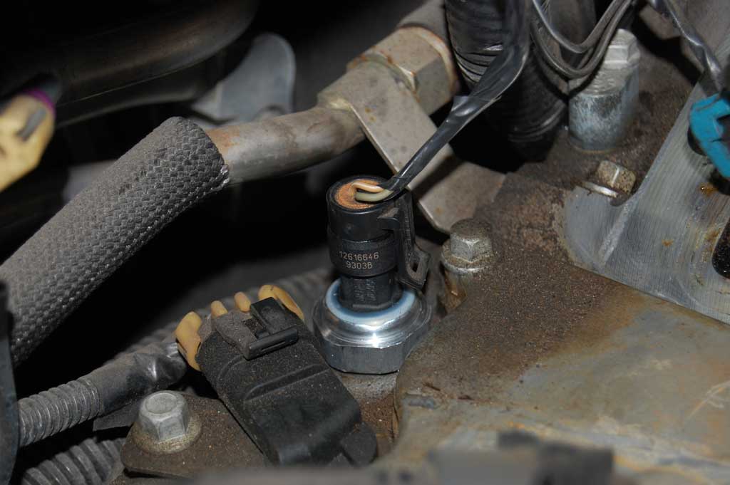 09 silverado oil pressure sensor