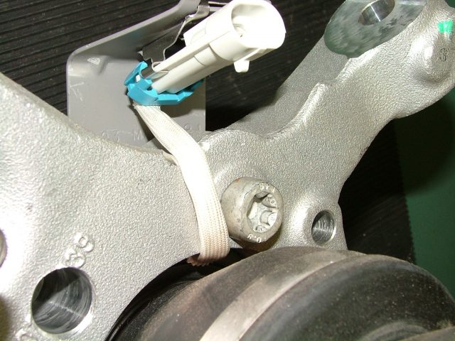 cable to axle shaft