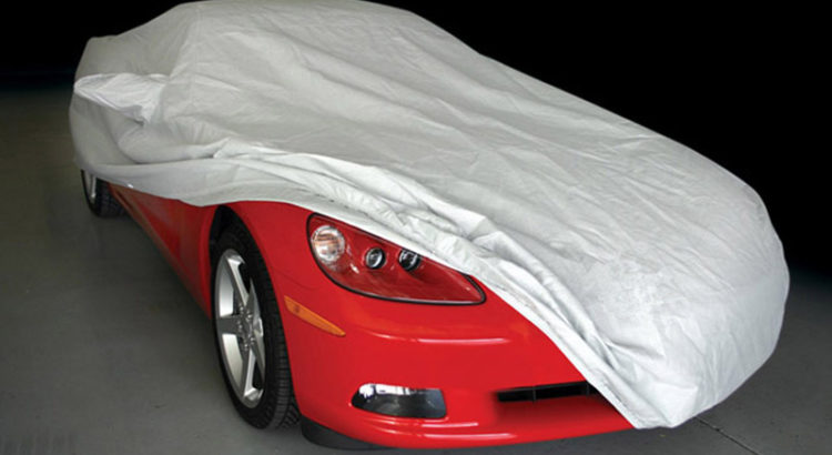 Stored Corvette with Cover