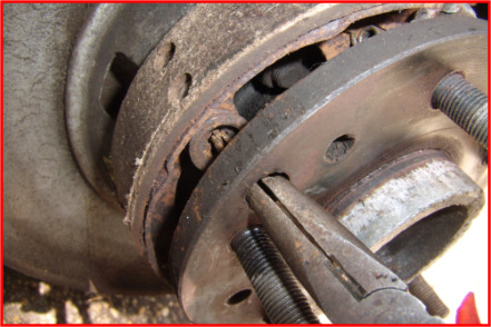 Parking Brake Shoe Replacement- Special Tools!?