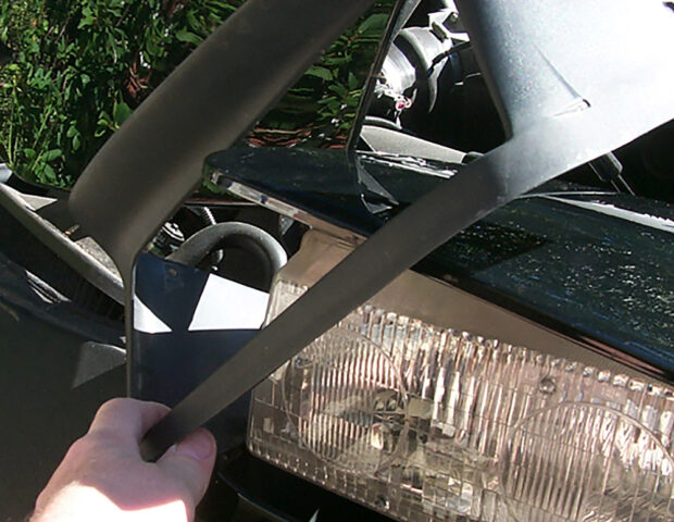 Corvette headlight removal