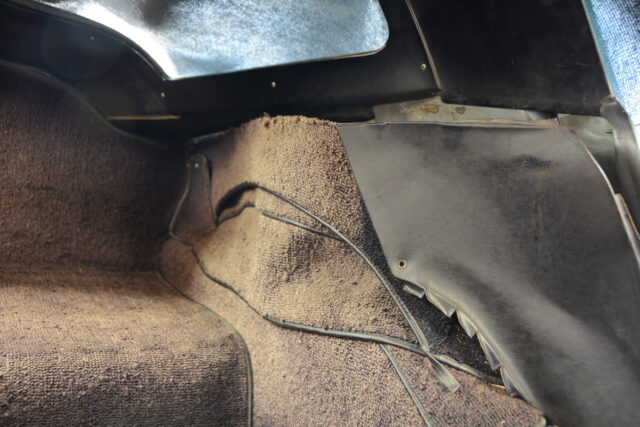 1963 1964 Corvette carpet installation
