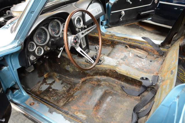 1963 1964 Corvette carpet install