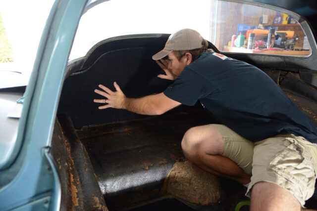 1963 1964 Corvette carpet installation