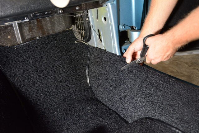 1963 1964 corvette carpet install